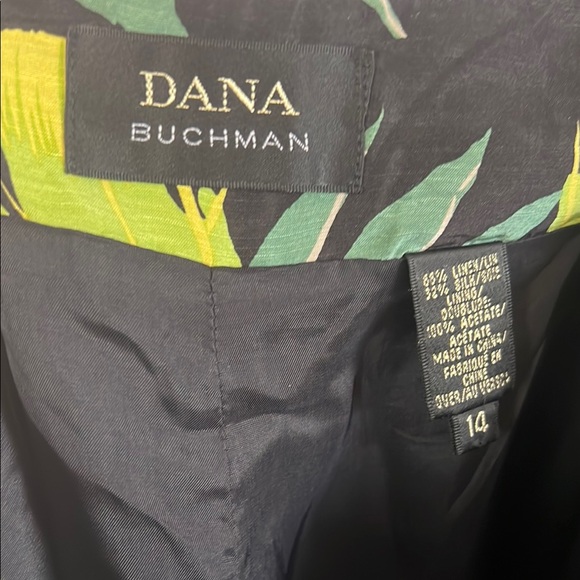 Tropical Leaf Print Women's Cropped Pants from Dana Buchman - Picture 5 of 8
